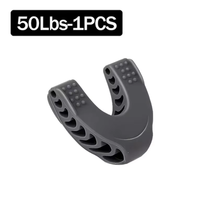 U Shape Jaw Exerciser New Facial Pop N Go Mouth Jawline Face Fitness Muscle Chew Ball Bite Breaker Training Equipment