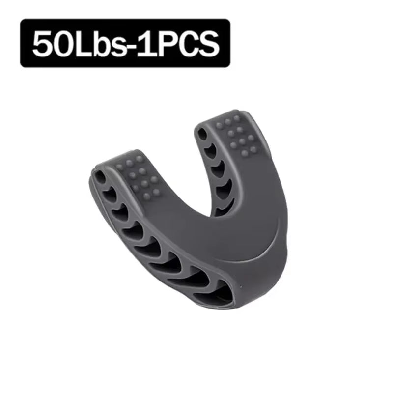 U Shape Jaw Exerciser New Facial Pop N Go Mouth Jawline Face Fitness Muscle Chew Ball Bite Breaker Training Equipment