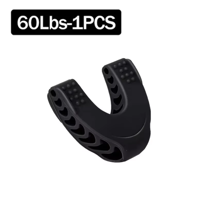 U Shape Jaw Exerciser New Facial Pop N Go Mouth Jawline Face Fitness Muscle Chew Ball Bite Breaker Training Equipment