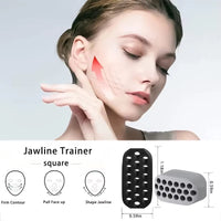 Silicone Jaw Exerciser Facial Toner & Jawline Fitness Ball Neck Toning Equipment Facial Beauty Tool Double Chin Exerciser