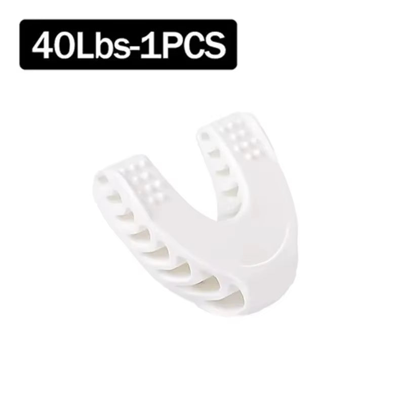 U Shape Jaw Exerciser New Facial Pop N Go Mouth Jawline Face Fitness Muscle Chew Ball Bite Breaker Training Equipment