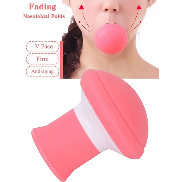 Silicone Thin Face Breathing Tool Jawline Jaw Muscle Exerciser Face Firming Masseter Muscle Trainer V-Shaped Thin Face Tools