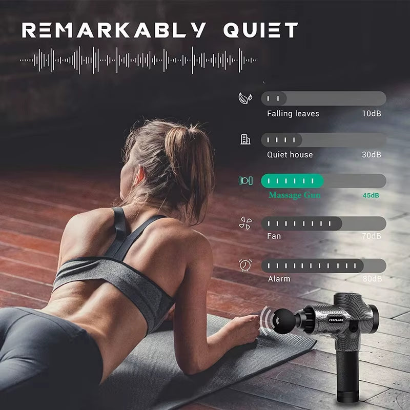 Massage Gun Deep Body Massager for Muscle Pain Relief Exercising Body and Relaxation Slimming Shaping Massager