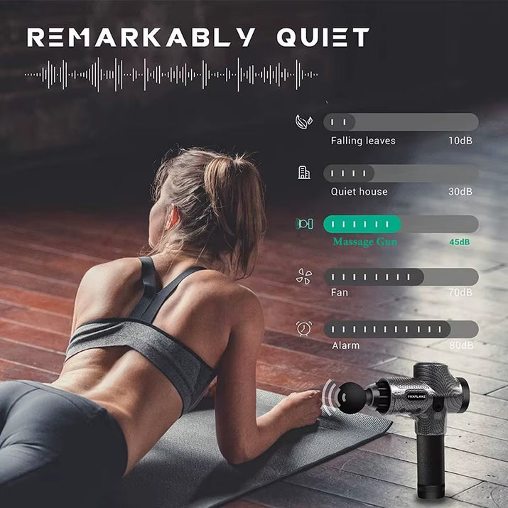Massage Gun Deep Body Massager for Muscle Pain Relief Exercising Body and Relaxation Slimming Shaping Massager