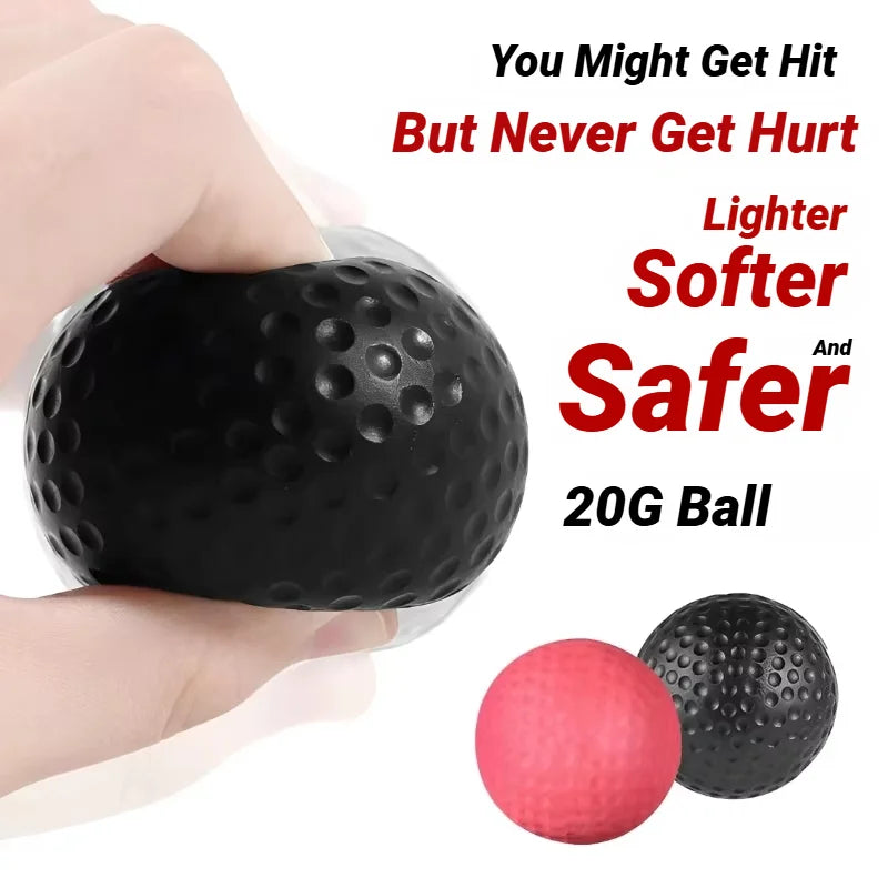 1Pcs MMA Boxing Speed Ball Head-Mounted Pu Punch Sanda Training Hand Eye Reaction Home Sandbag Fitness Equipment Gym Muay Thai