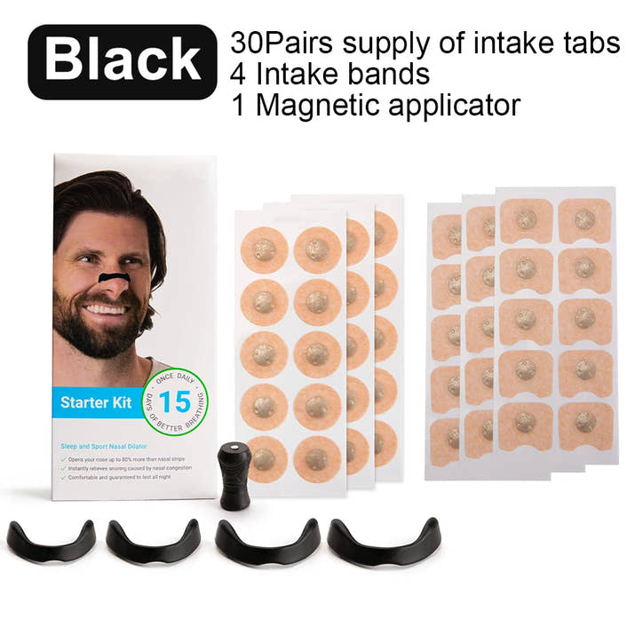 Sport Nasal Dilator Sleep Nasal Breathing Dilators Starter Kit Nose Breathe Strips Magnetic Nasal Strips Reduce Snoring