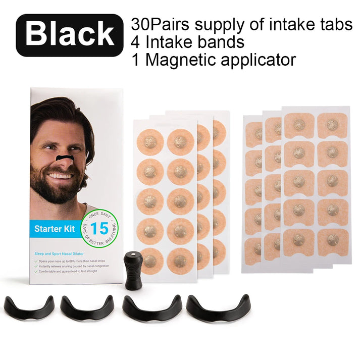 Sport Nasal Dilator Sleep Nasal Breathing Dilators Starter Kit Nose Breathe Strips Magnetic Nasal Strips Reduce Snoring