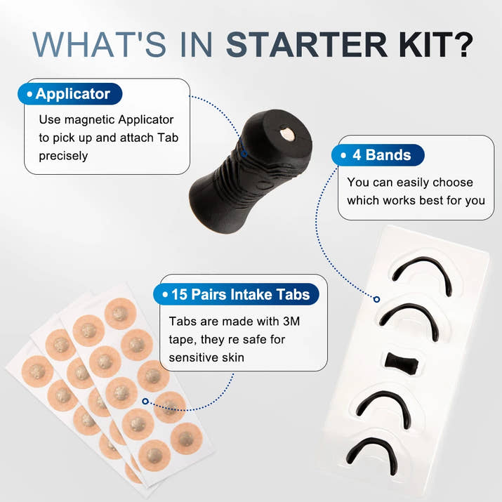Sport Nasal Dilator Sleep Nasal Breathing Dilators Starter Kit Nose Breathe Strips Magnetic Nasal Strips Reduce Snoring