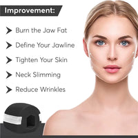 3 Pieces Set Food-Grade Silica Gel Jaw Exerciser with Lanyards Jawline Chew Bite Breaker for Face Fitness and Masseter Training