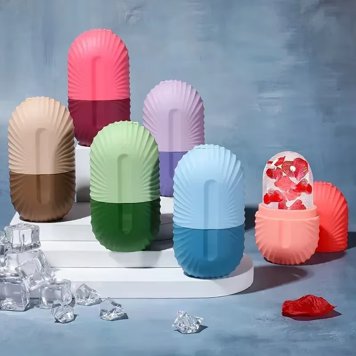 Ice Facial Roller Skin Care Beauty Lifting Contouring Tools Ice Cube Tray Ball Face Massager Skin Care Tool Multifunctional Mold